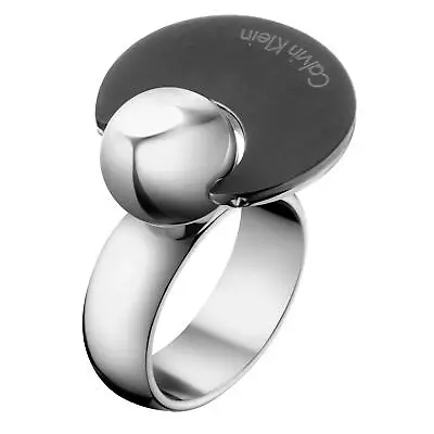 Calvin Klein Opposite Stainless Steel Ring Ladies Jewellery KJ3ZBR280107 • £16