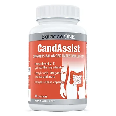 CandAssist By Balance ONE - Natural Antifungals For Candida - 30 Day Supply • $28.97