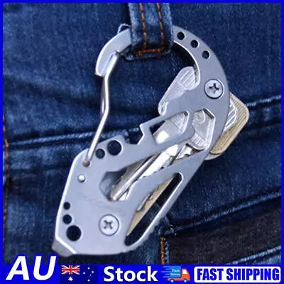 Camping Carabiner EDC Gear Quick-hanging Key Clip Survival Tools Outdoor Gadgets • $8.42