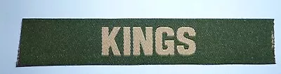 Olive Cloth Helmet Name Tape Various Regiments. • £2.99