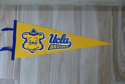 Vintage Ucla  Bruins Rare Pennant Felt Mint  Condition Hard To Find !   30x12 R • $55