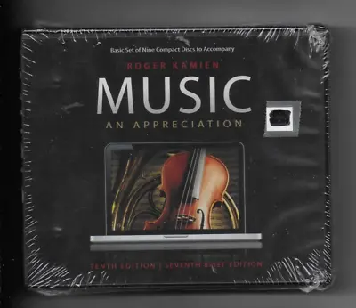 Music An Appreciation By Roger Kamien Audiobook On CD NEW • $34.99