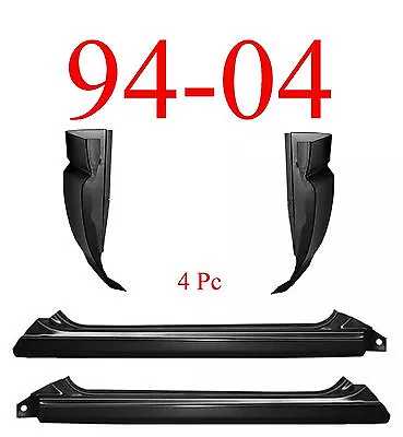 94 04 S10 4Pc Slip-On Rocker Panel & Cab Corner Chevy GMC 1.2MM Thick! • $179