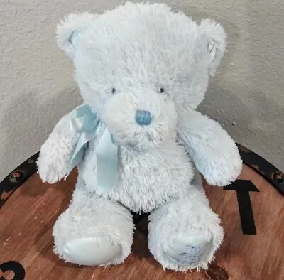 Baby Gund My First Teddy Bear Blue Plush Stuffed Animal 10  Super Soft  • $9.99