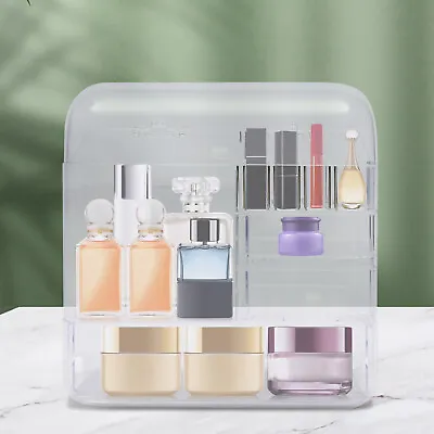 $49 • Buy Clear Plastic Cosmetic Organizer Makeup Drawer Storage Box Desktop Jewelry Case