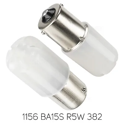 2 BA15S 1156 1141 RV Camper Trailer LED Interior Light Bulb 12V With Light Cover • $8.98