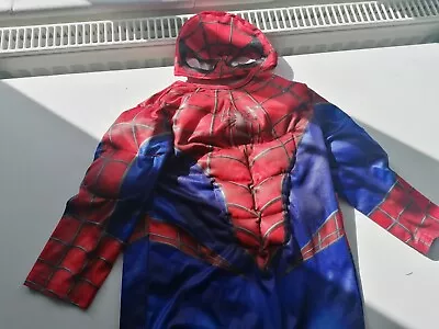 Spiderman Costume Child Kids Children's Age 3-4 Super Hero Fancy Dress Boys  • £4