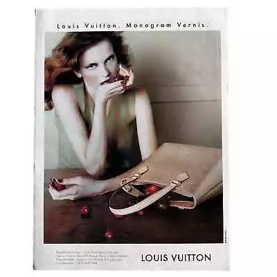 Louis Vuitton Monogram Vernis Vintage Magazine Print Ad 1998 • $12.99