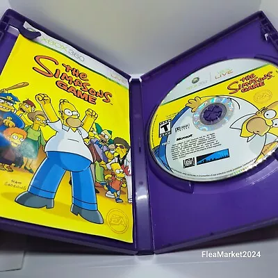 The Simpsons Game (Microsoft Xbox 360 2007) CIB Complete W/ Manual - Tested! • $76.50