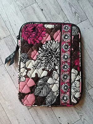 Vera Bradley Mocha Rouge Floral Tablet Or Book Sleeve Cover (see Desc.) • $9