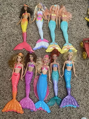 Barbie Mermaid Bundle~ Ariel & 8 Other Dolls • $38