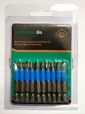 10x Magnetic Screwdriver Bit Set Anti Slip Electric Power Multi-bit Tool Steel • £5.99