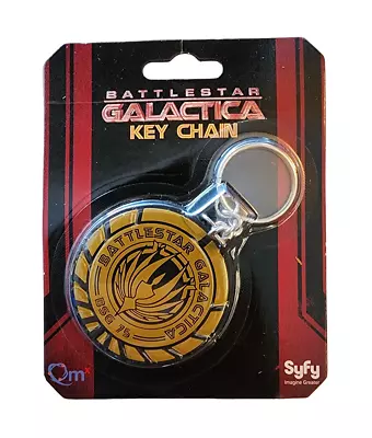 Battlestar Galactica Key Chain BSG 75 QMx Viper Pilot MINT Sealed New Caprica • £15.20