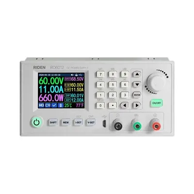 RIDEN RD6012 Digital Panel Mount Lab Power Supply DC-DC 60V 720W - Batt Ch - USB • £91.16