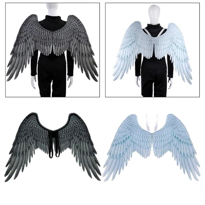 £34.44 • Buy 2Pieces Angel Wing Costume Adults Carnival Party Cosplay Wing With Strap