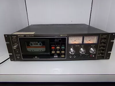 TEAC Vintage  3 Head Stereo Cassette Deck Model C-3 Made In Japan • $125