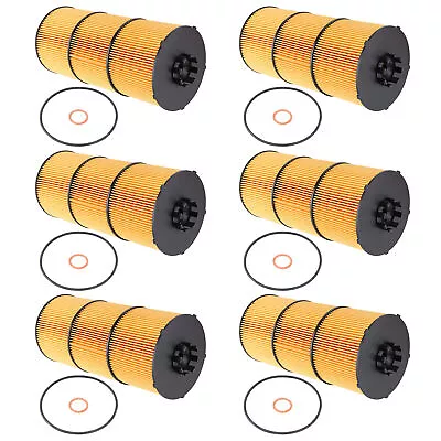 6X Oil Filter P551005 For WESTERN STAR TRUCK 6900 DETROIT DIESEL DD15 DD16 • $72.26