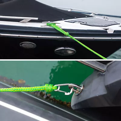 Jet Ski Mooring Dock Line Braided Rope Accessories Yacht With Stainless Clip • $28.19