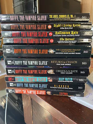 Lot Of 10 Buffy The Vampire Slayer Paperback Novels • $39.99