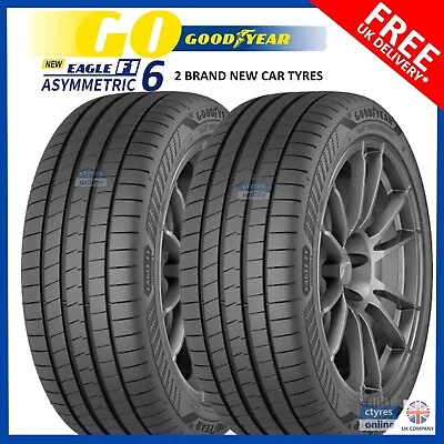 2X New 225 40 18 GOODYEAR EAGLE F1 ASYMMETRIC 6 92Y XL 225/40R18 2254018 • £194.95