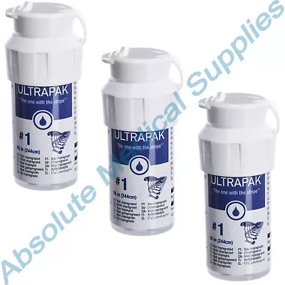 *3-Packs* Ultradent Ultrapak #1 The One With The Stripe Retraction 96  Cord 132 • $39.99