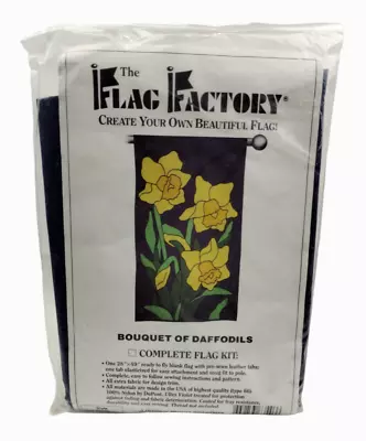 The Flag Factory Bouquet Of Daffodils 63546 Complete Flag Kit 28 X 49 Inches DIY • $14.90