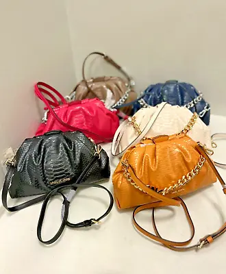 Michael Kors Nola Small Women Chain Clutch Crossbody Shoulder Bag Handbag Purse • $108