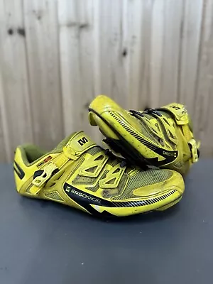 Mavic Cycling Shoes Carbon Fiber 44 / 10 Road Bicycle Shoes Yellow  • $33.99