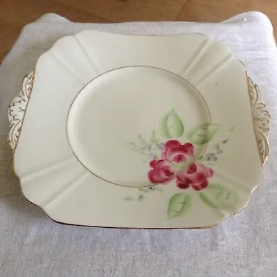 Antique  Phoenix China  T.f.& S Ltd Hand Painted Cake Plate • £19.99