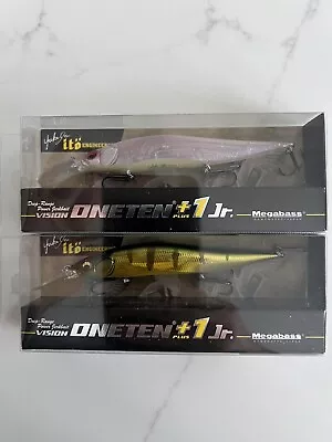 New Megabass Vision 110 +1 Plus 1 Junior Jerkbaits Spawn Cherry Lot Of 2 Baits • $39.99