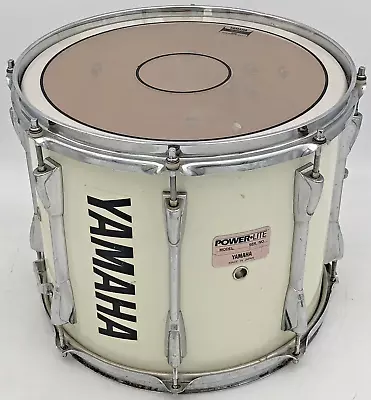 Yamaha Power-Lite Marching Snare Drum MS-6113U 13  White Snare Drum • $279.95