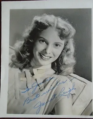 Janet Leigh - Actress Psycho - Signed • £27