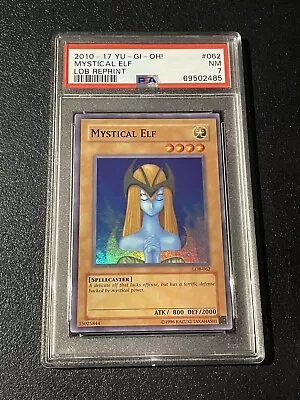 2010 Yu-Gi-Oh! Mystical Elf Reprint #062 PSA 7 • $16.16