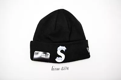 $59.99 • Buy Supreme X New Era S Logo Black Beanie FW20 Rare