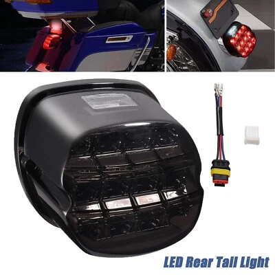 $23.98 • Buy Smoke LED Rear Brake Tail Light For Harley Street Glide Road King V-Rod FLHX US