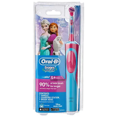 $59 • Buy Oral-B Kids Frozen Electric Kids/Children Toothbrush Teeth Oral Care 23cm 5y+
