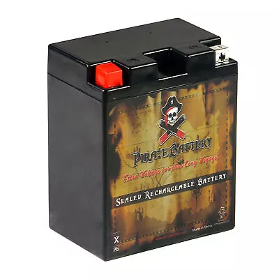 Pirate Battery YTX14AH-BS  High Performance - Sealed AGM Motorcycle Battery • $46.50