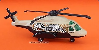 2013 Matchbox Loose Mission Chopper Beige Jungle Adventure Crew Combine Shipping • $1.48