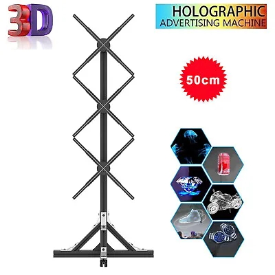 50cm WIFI 3D Holographic Projector 576 LED Fan Hologram Player Advertising Kits • $588