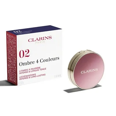 Clarins Ombre Mirrored Ultra-Pigmented 4-Colour Eyeshadow Palette 0.1 Oz CHOOSE • $14.99