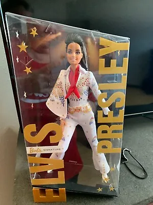 Barbie Doll As Elvis Presley In American Eagle Jumpsuit NRFB Gold Label • $60