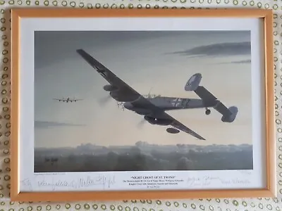 SPRING PRINT SALE Iain Wyllie WW2 Luftwaffe Multi Hand Signed • £40