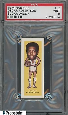 1974 Nabisco Sugar Daddy #17 Oscar Robertson HOF PSA 9 MINT • $6