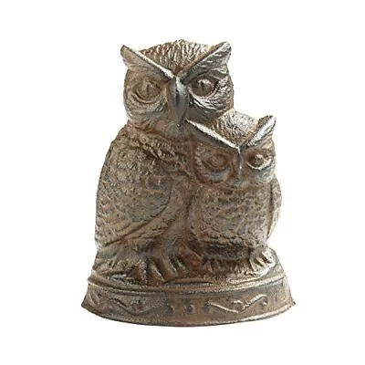 Antique Decor Decorative Owl Door Stopper - Cast Iron Door Stops For Bottom Of.. • $21.52