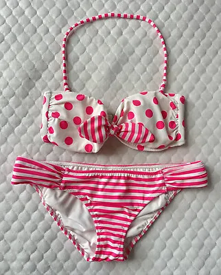 New Victoria's Secret Bandeau Style Bikini Set Bathers Swimwear Women's Size S • $20