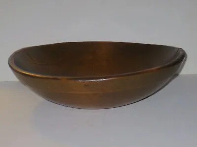 Large Antique Reproduction Treenware Dough Bowl Display Bowl Great Condition • $49.95