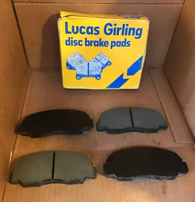 Lucas Girling Organic Front Brake Pad Set - GP358 - Fits Mazda B2200 • $14.95