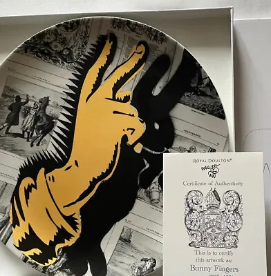 £119 • Buy Royal Doulton - Pure Evil - Bunny Fingers + CoA + Signed Doodled Box