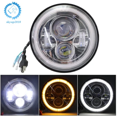 $48.64 • Buy For Yamaha V-Star XVS 1100 950 Chrome 7  LED Headlight+ 4.5“ Passing Lights