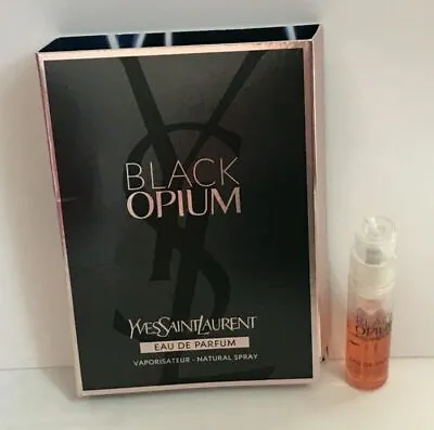 $6.95 • Buy Authentic New Yves Saint Laurent YSL Black Opium Eau De Parfum SAMPLE Size 1.5ml